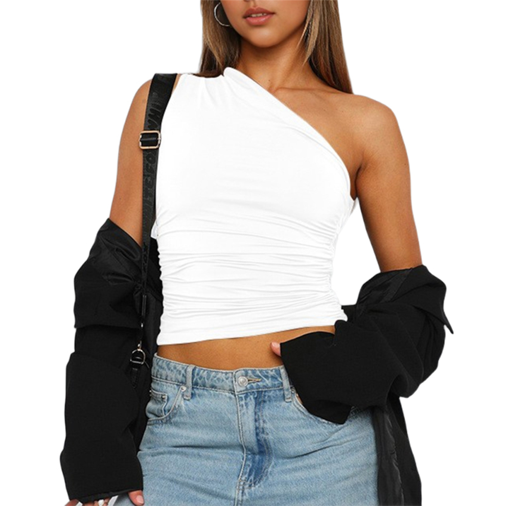 Hauts de sortie pour femmes, débardeur court, tenue mignonne des années 2000, corset, vêtements d'entraînement tendance, blanc, XS