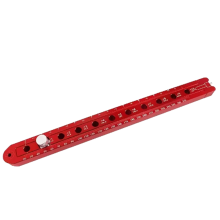 Regla de centro de trazado para carpintería de 340 mm, calibrador circular, brújula, herramienta de medición