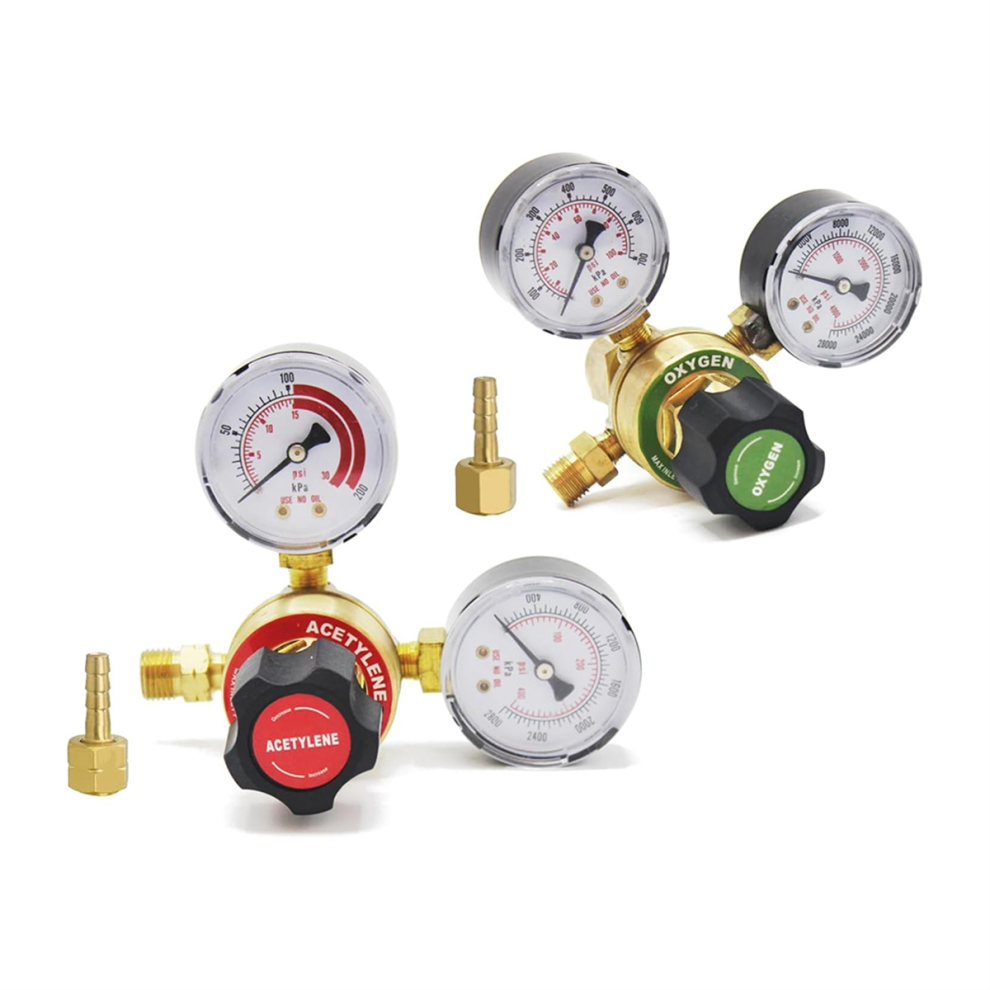 Oxygen Acetylene Regulator Set, Welding Regulators &Acetylene Gauges, & Combo 4852966761060