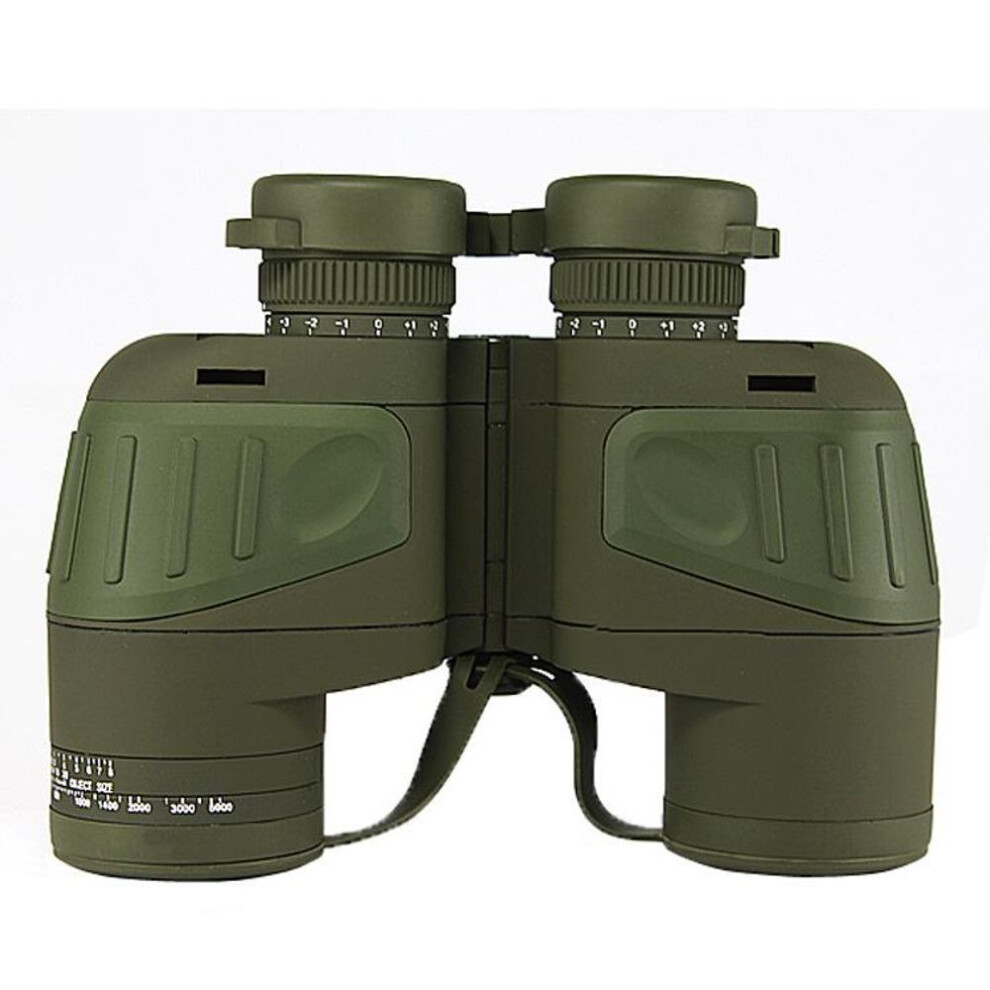 (as the picture, 180c-10x50 Military Green with Compass) Bostron Binoculars Marine 10x50+compass Waterproof High Power Hd+coordinate Ranging Lll Night Vision