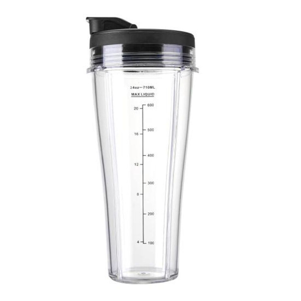 Blender Replacement Parts For Ninja Ss101 24 Oz Mixing Cup With Leak-proof Lids Thin Bottom Design Bpa Free Mixing Cup For Ss100 Ss101 Ss300