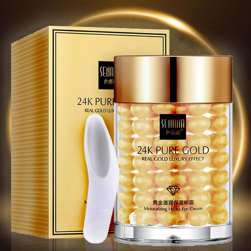 24k Gold Eye Cream Moisturizing Anti Puffiness Anti Wrinkle Remove Dark Circle Anti-aging Eye Care