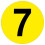(Y) Warehouse Adhesive Number Floor Identification Markers - 190mm 9
