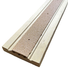 (1500mm x 50mm) Beige Anti-Slip Decking Strips – 50mm GRP Stair Treads for Outdoor Safety