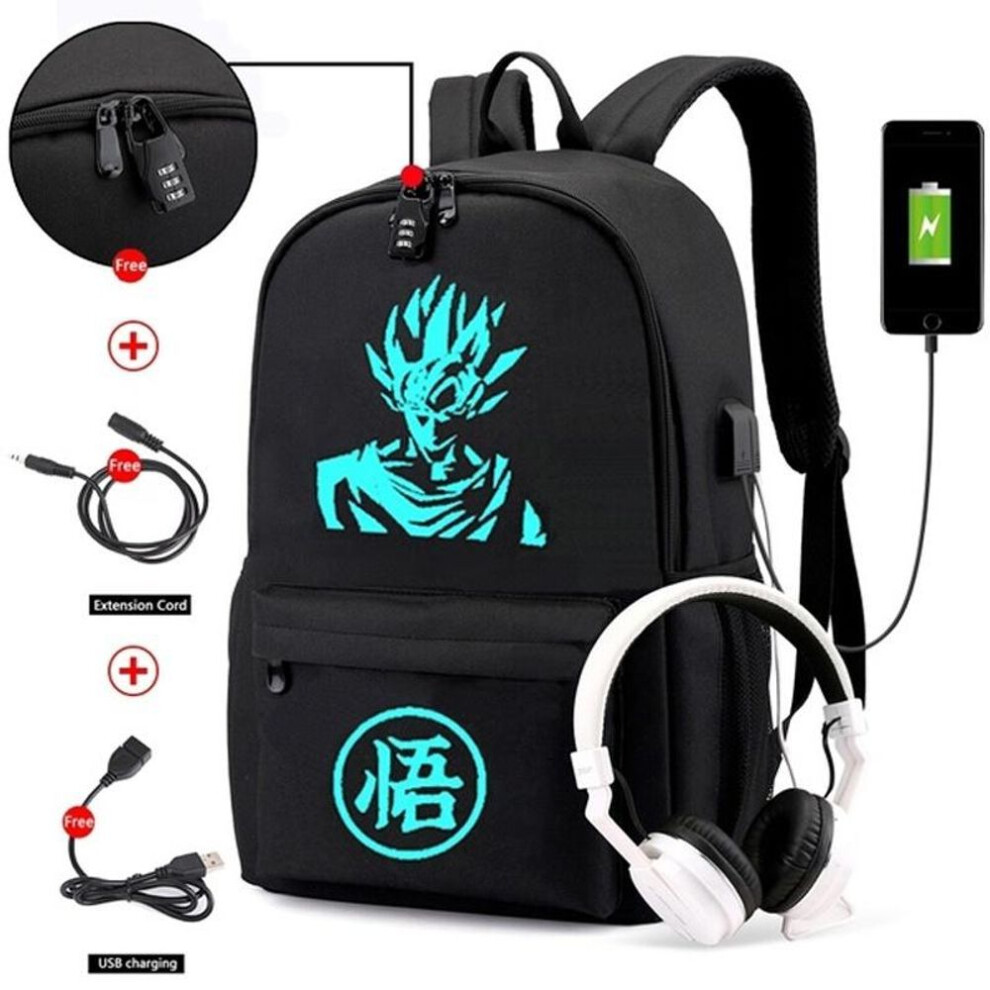 Anime Backpack Teenager Cartoon Back To School Bag For Adults Men Large Capacity Manga To Travel Daily Boys Bookbags