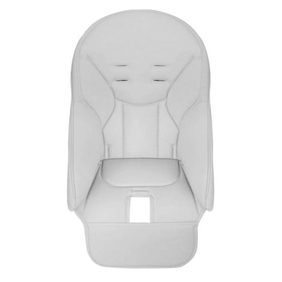 (light grey) Baby High Chair Cushion Replacement Faux Leather Restaurant Dining Chair Cover Pad Non-slip Highchair Seat Cover For Toddler Kids
