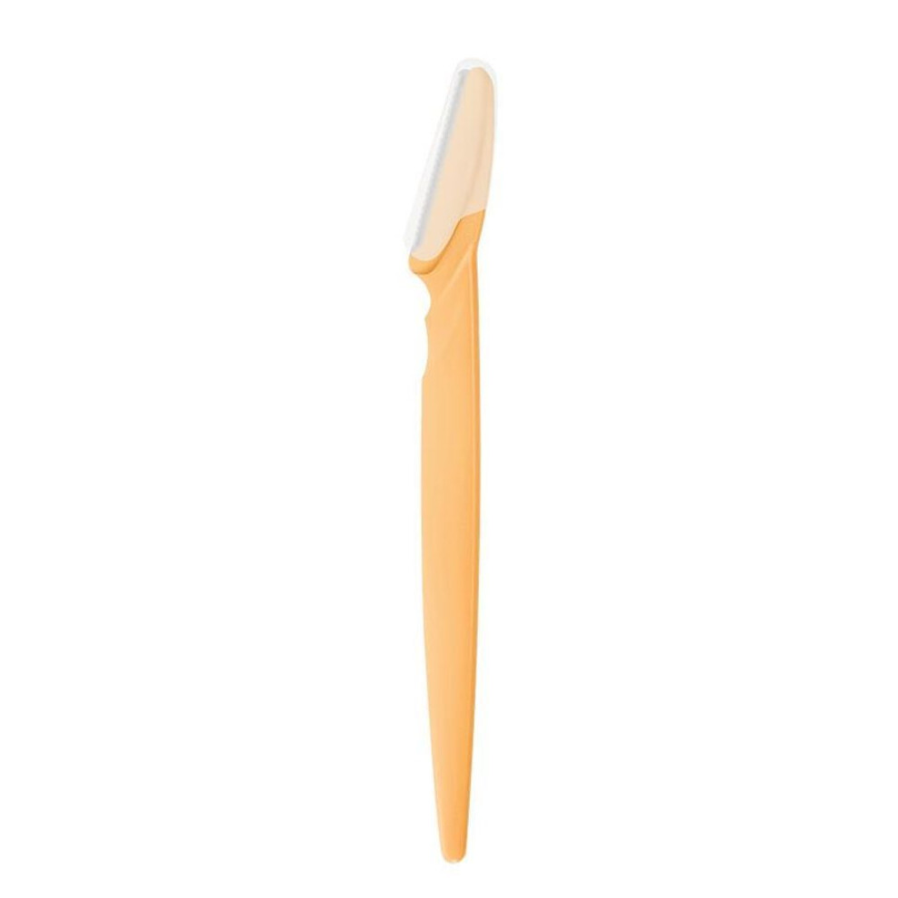 (as the picture, 1Pcs Yellow) Eyebrow Trimmer Scissor Beauty Products For Women Eyebrow Scissors With Comb Stainless Steel Makeup Tools Beauty Scissors