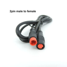 (as the picture, 2pin) M8 2/3 4 5 6 Pin Core Male To Female M/f Extension Butt Joint Plug Connector Cable Electric Bicycle Waterproof For Ebike Wire