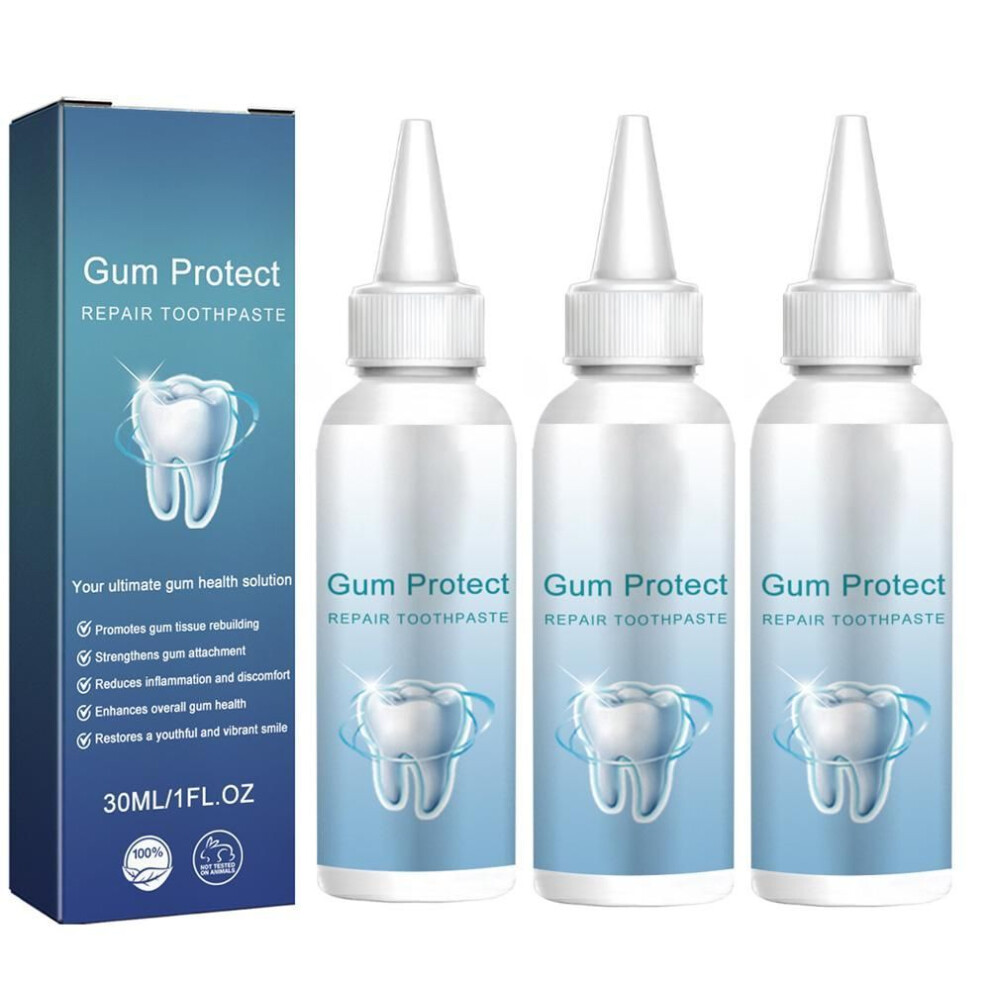 (3pcs) Gingival Repair Toothpaste Oral Cleaning Teeth Whitening Remove Plaque Stain Gum Therapy Oral Hygiene Gum Care Toothpaste
