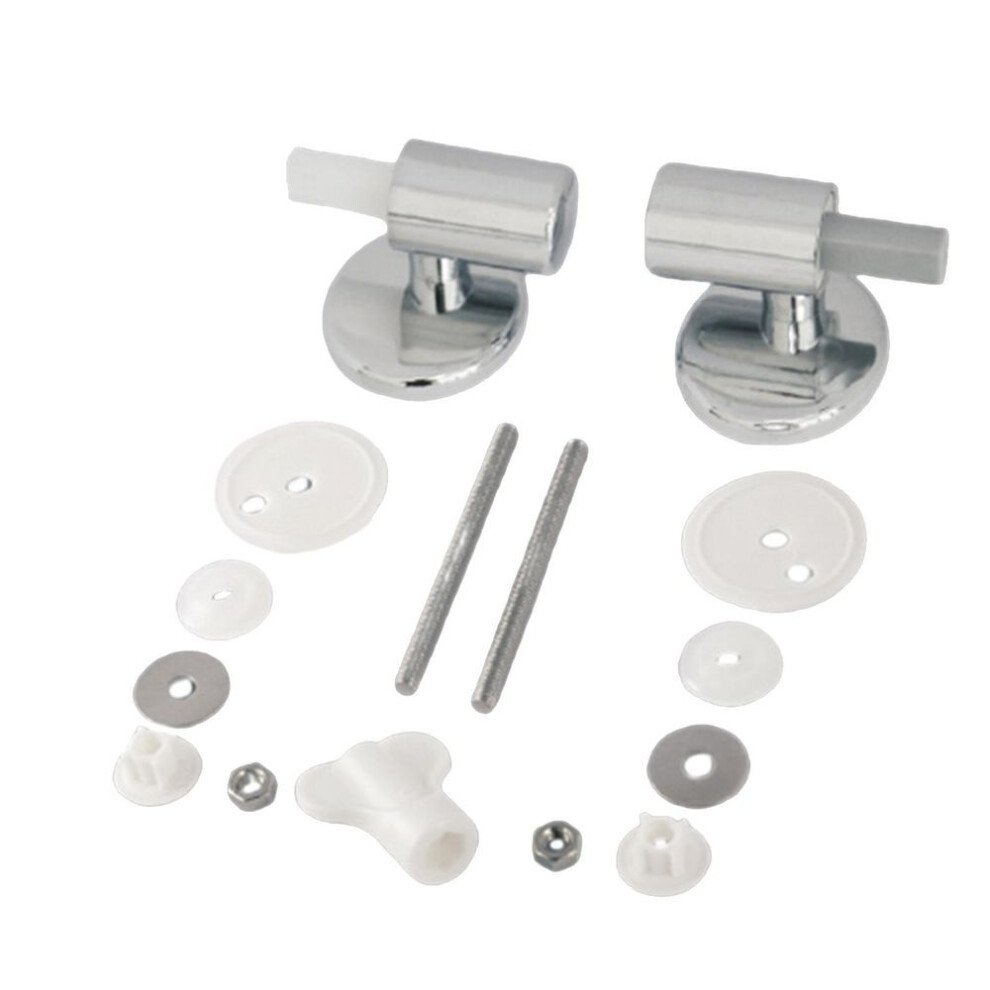 Slow Close Toilet Seat Hinge Replacement Set Soft Landing Toilet Component Toilet Seat Hinges For Home Or Commercial Use