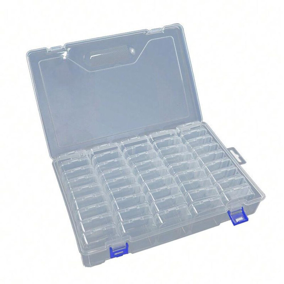 44-compartment Plastic Storage Box Set For Beads, Diamond Painting Accessories And Craft Supplies, With Portable Clear Box, Holiday Gift Storage Box