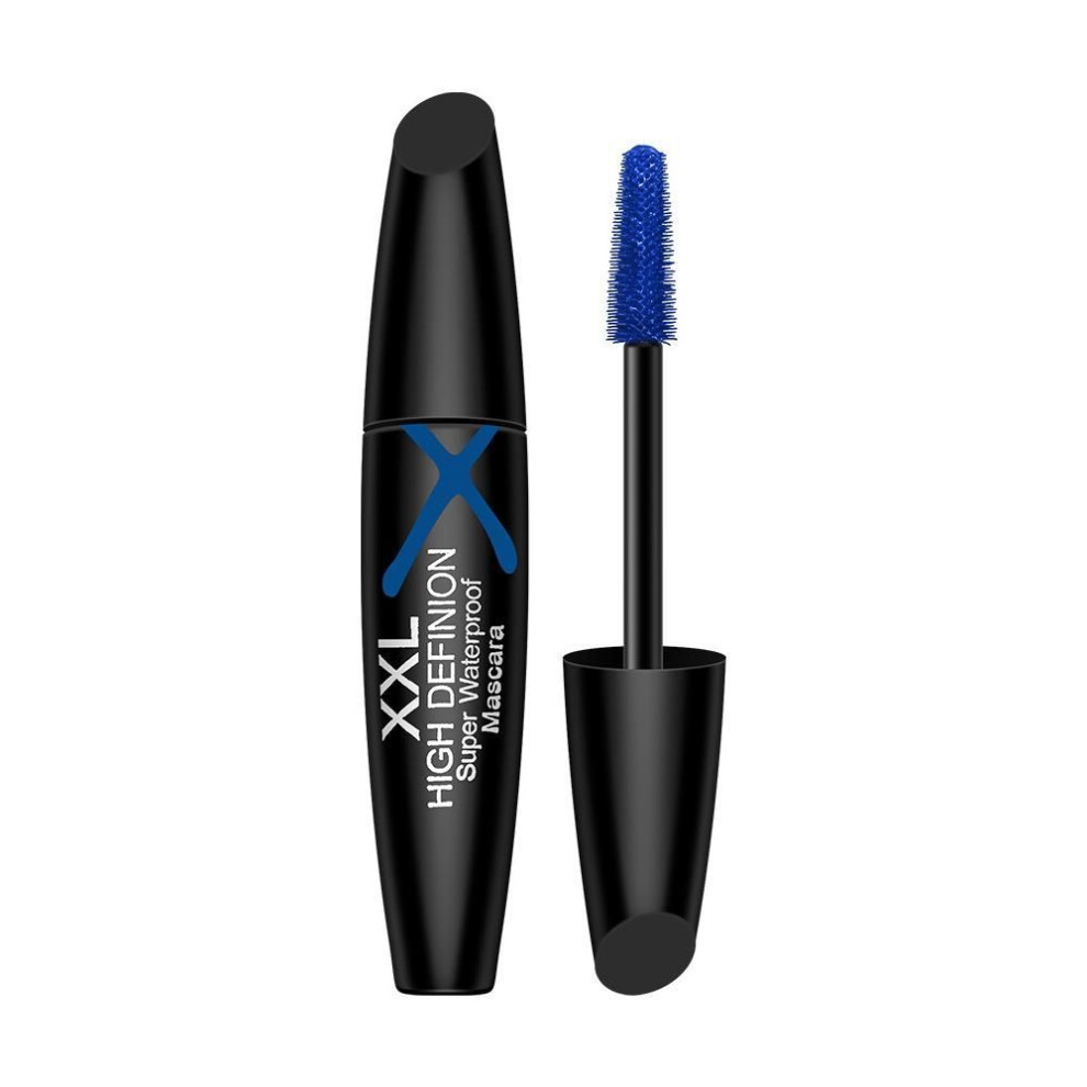 Blue Eyelash Mascara 5d Silk Fiber Volume Curling Lengthening Eyelashes Extension Purple Blue White Waterproof Eye Makeup