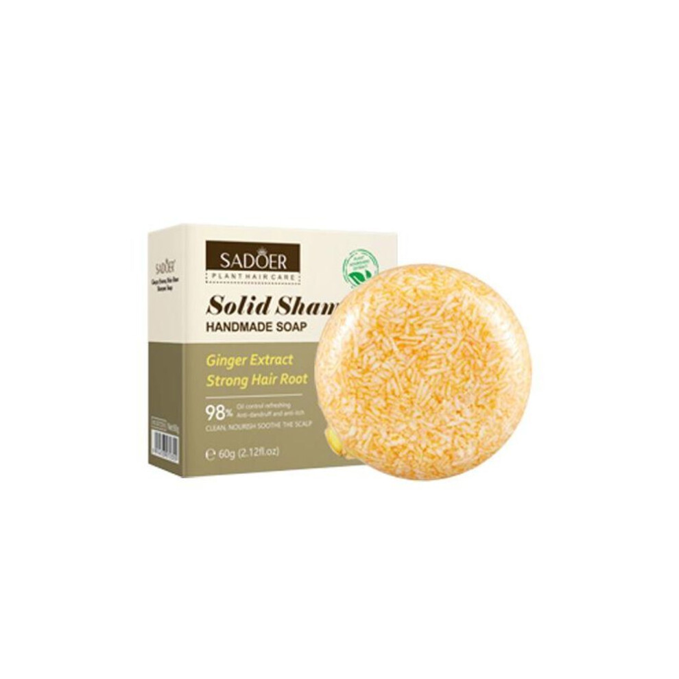 Ginger Polygonum Soap Shampoo Soap Cold Processed Soap Hair Shampoo Bar Pure Plant Hair Shampoos Hair Care