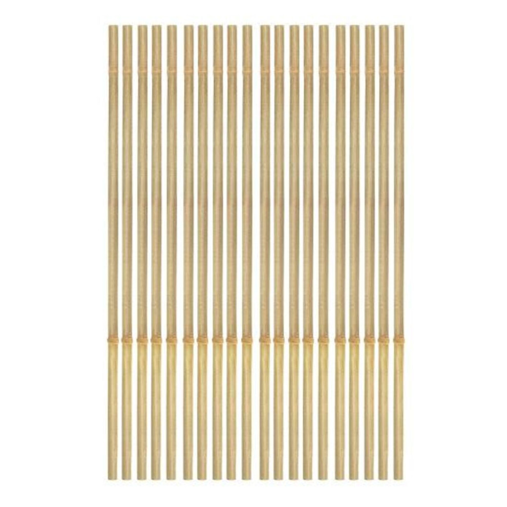 20 Pcs Bamboo Plant Support Stakes Reusable Garden Stakes Natural Bamboo Sticks Support Poles For Orchid Tomato Vegetables Climbing Plants