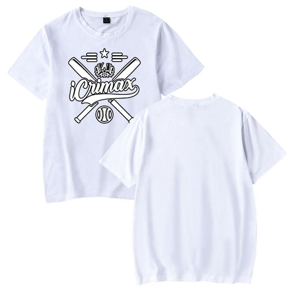 (white, XXXXL) Icrimax T Shirt For Men Summer Clothing Fitness O Neck Man T-shirt For Male Oversized New Men T-shirts Tops