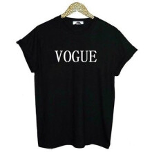 (Noir,L=US S)Tee Shirt Vogue Mode Femmes Décontracté Haut Tshirts été Vacance Celebrite Chic