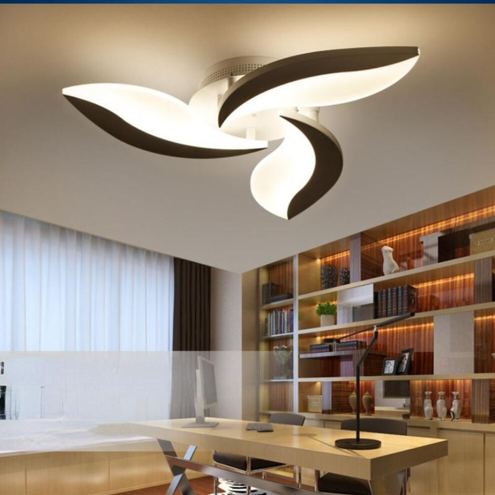 (as the picture, 3 headlights) Modern Living Room Ceiling Lamp Bedroom Lamp New Led Pendant Lamp Remote Control App Control Lamp Ceiling Lights