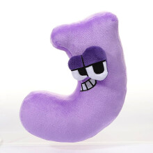 (J) Alphabet Lore Plush Toys 26 Letters Animal Plushie Education Doll For Kids Adults Halloween Christmas Gift