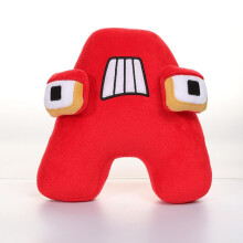 (A) Alphabet Lore Plush Toys 26 Letters Animal Plushie Education Doll For Kids Adults Halloween Christmas Gift