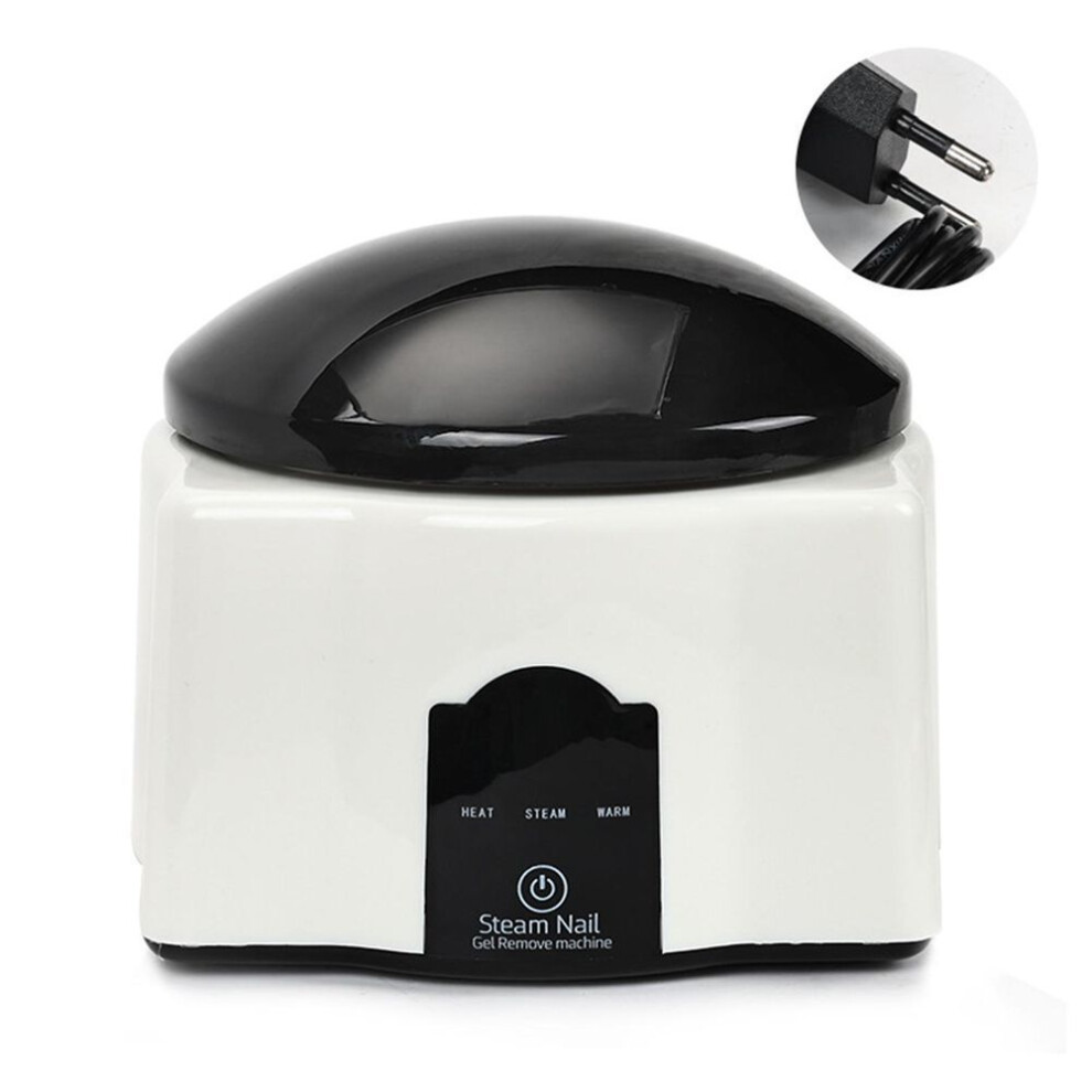(as the picture, EU) Nail Polish Remover Machine 36w Steam Off Gel Nail Remover Machine Automatic Electric Steam Gel Uv Nail Polish Remover