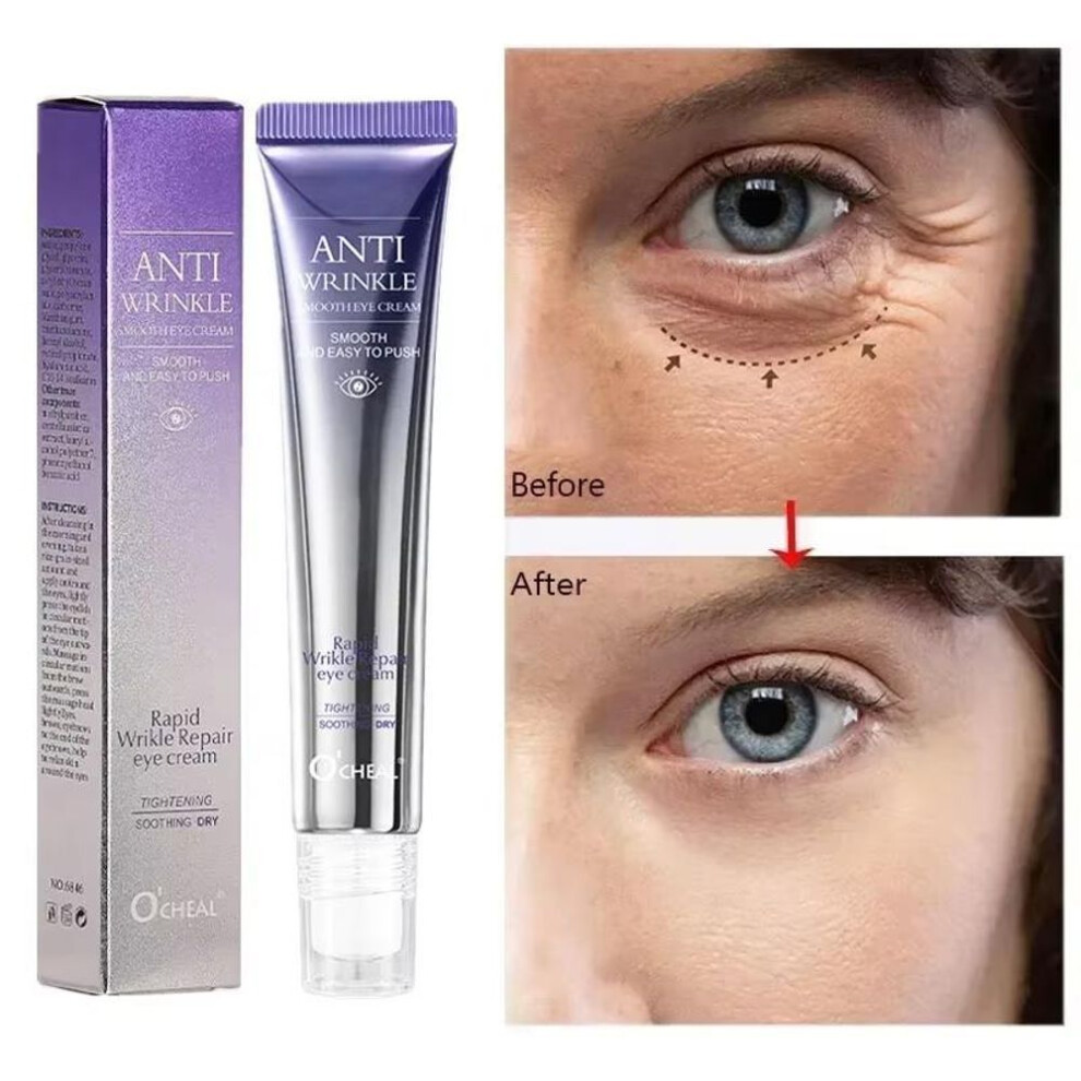 Instant Eye Bag Removal Cream Collagen Anti-wrinkle Fade Fine Lines Firming Skin Anti Dark Circle Puffiness Brighten Eye Care