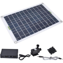 Solar Water Pump Kit 50w Polycrystalline Silicon Solar Panel Fountain Pump Kit, Used For Solar Fountain Pool Hydroponic Garden