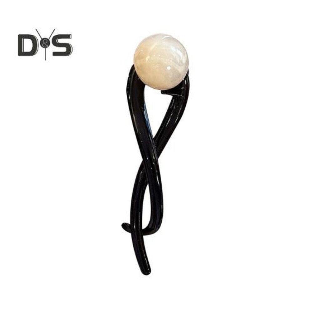(as the picture, E) 1/3pcs Women Banana Clip Set Non-slip Twist Faux Pearl Hair Clips Vintage French Ponytail Buckle Clip Hair Accessories