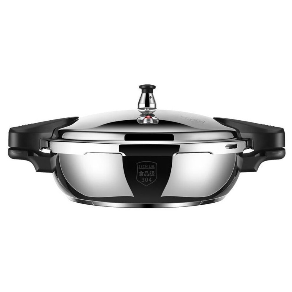 (28CM) 304 Stainless Steel Mini Pressure Cooker Electric Rice Cooker Safe Explosion Proof Pressure Cooker Oyster Fish Head Pot For Gas Stove Induction Cooker