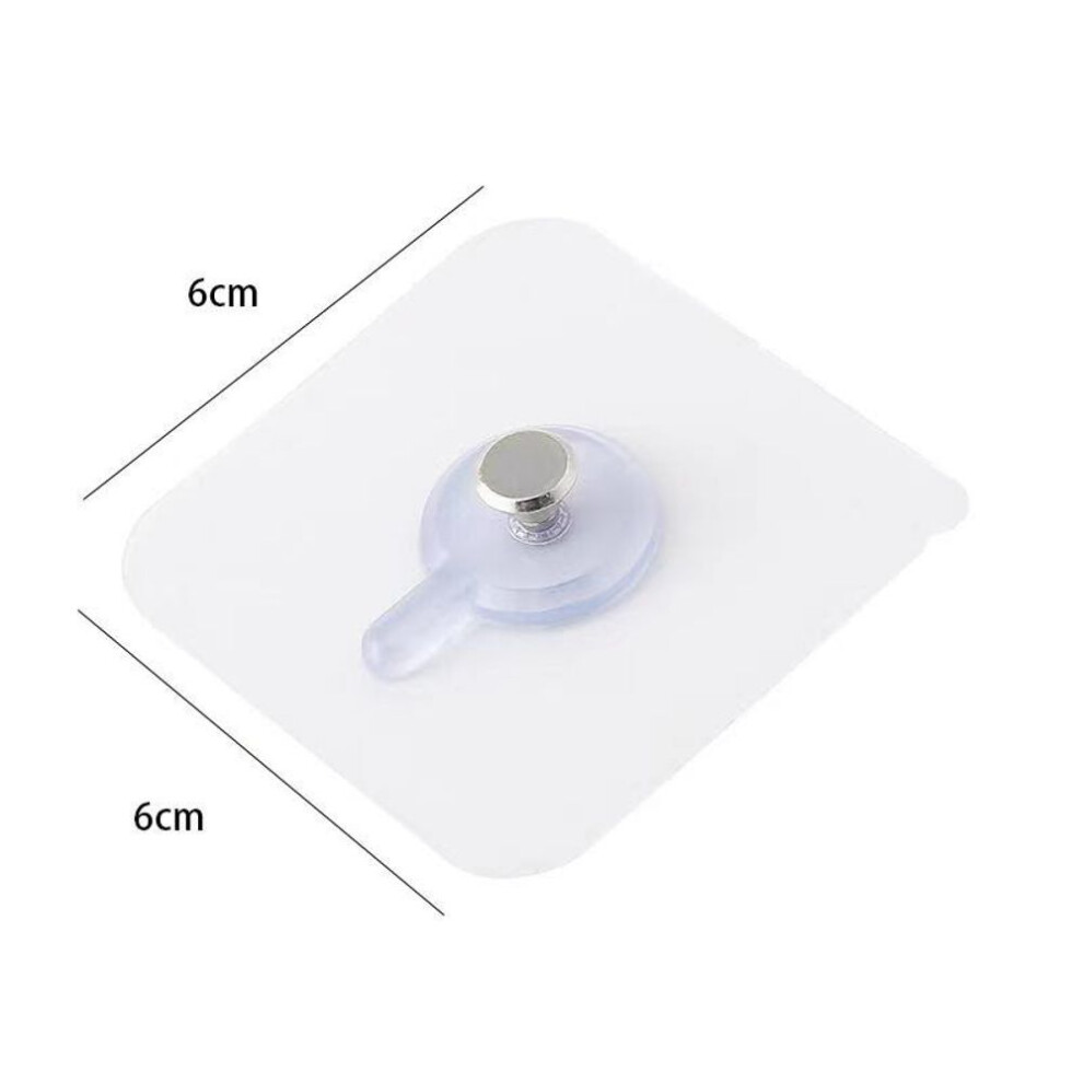 (as the picture, 1PC) Strong Adhesive Hooks Picture Frame Holder Poster Photo Clock No Drilling Hooks Waterproof Kitchen Bathroom Hanger Screw Hooks