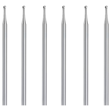 6 kpl palloteräsarja, 3/32 tuuman varren palloterät korujen veistämiseen (1,8 mm)