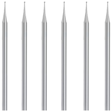 6 kpl palloteräsarja, 3/32 tuuman varren palloterät korujen veistämiseen (1 mm)