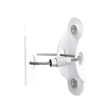 Fixador de móveis antiderrapante, armário para sapatos, estante ajustável de metal, espessado, segurança, branco