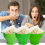 Popcorn Microwave Silicone Foldable Kitchen Easy Tools DIY Bucket Bowl Maker with Lid,Light Blue 7