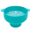 Popcorn Microwave Silicone Foldable Kitchen Easy Tools DIY Bucket Bowl Maker with Lid,Light Blue 2
