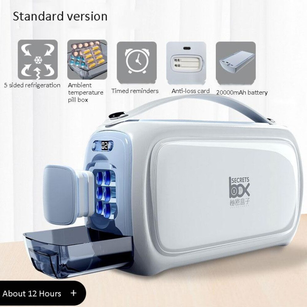 Portable Insulin Refrigerator Rechargeable Battery Carry-on Home Car Mini Drug Fridge Diabetes Insulin Bag Reffer Storege Cooler Case Storege Case