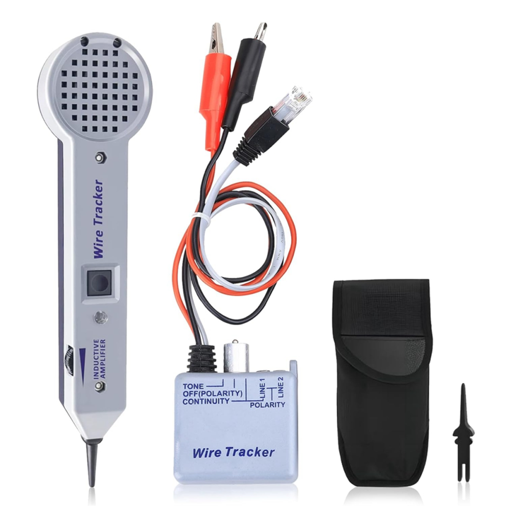 Tone Generator Kit, Wire Tracer Circuit Tester, 200Ep High Accuracy Cable And Probe Kit Line Finder 4852966791920