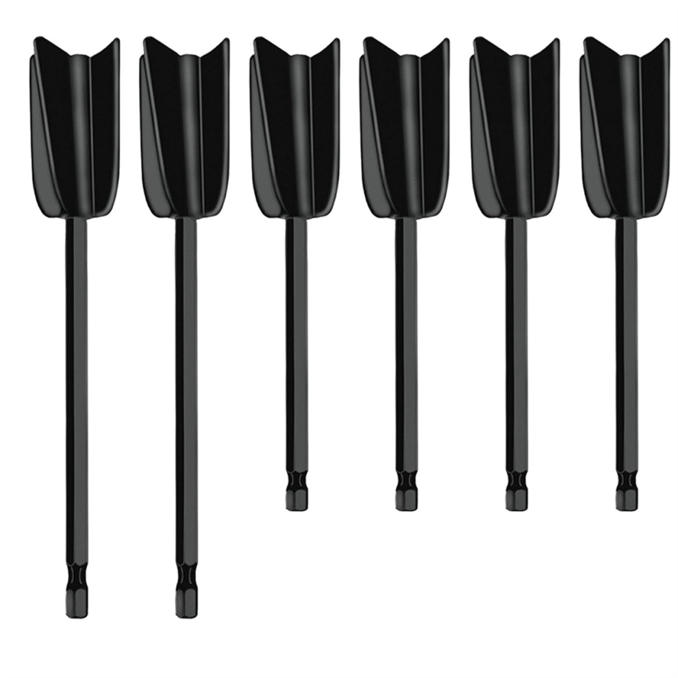 6Pcs Drill Mixer Attachment,Mixer Attachment Resin Paddles Epoxy For Mixing Paint Stirrer 4852966792125