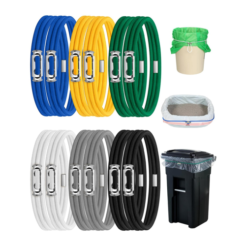 Adjustable Elastic Rope Garbage Bin Multifunctional Beach Chair Strap Band Bag 2