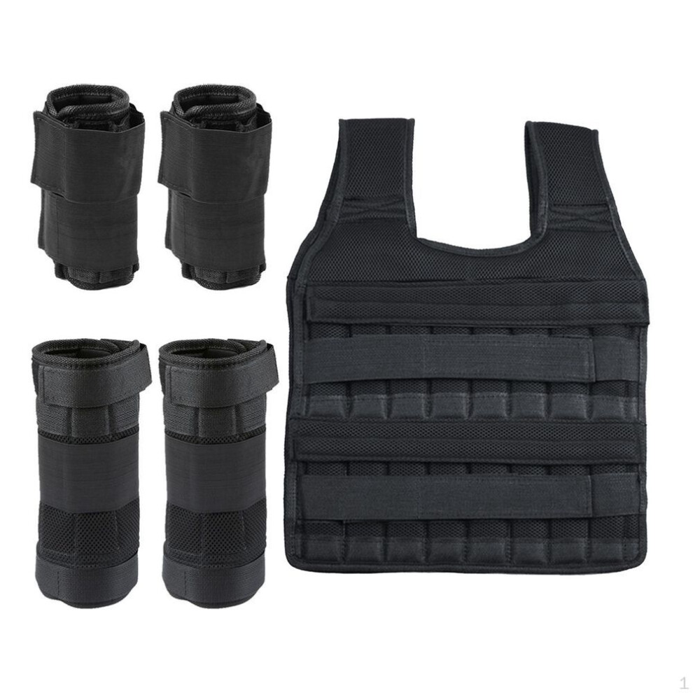 (as the picture, 35kg Capacity) Weight Vest Wrist Weights Leg Accs For Workout Bodybuilding Gym