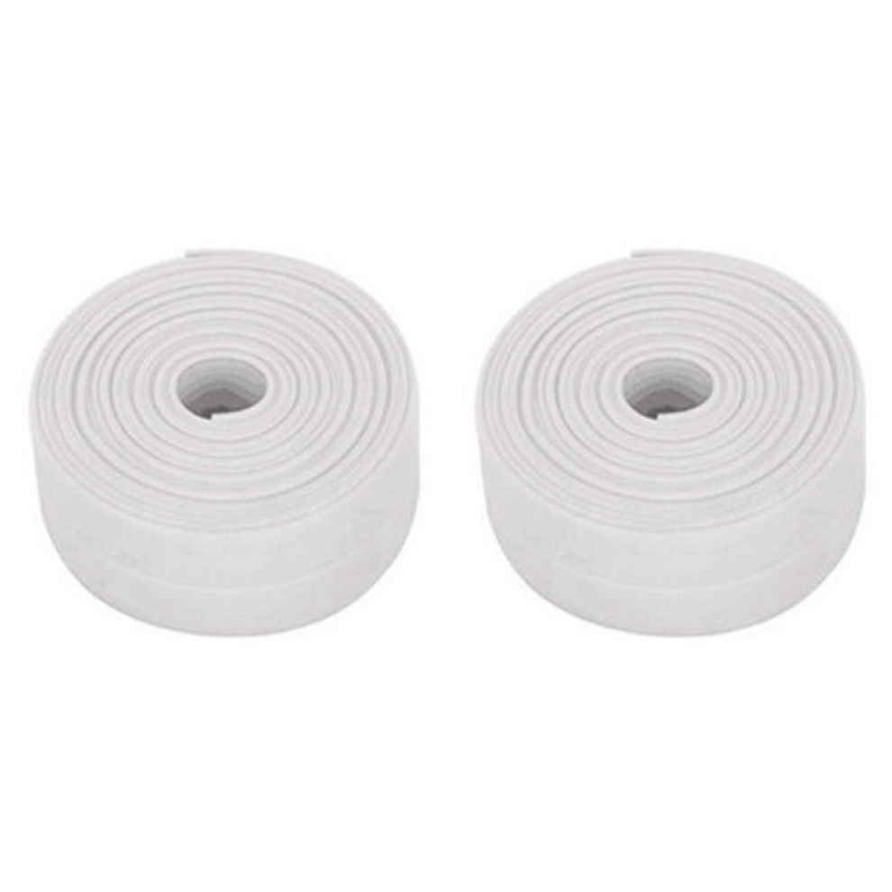 Typecat Waterproof Sealing Tape Anti-Mildew Bathroom Kitchen Door Strip Shower Sink Bath Sealer 3.2M X 2.2Cm White