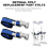 Professional Drywalls Stilts Replacement Straps Set with Hardware Nylon Adjustable Bands Belt Painter Walking 8