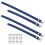 Professional Drywalls Stilts Replacement Straps Set with Hardware Nylon Adjustable Bands Belt Painter Walking 4