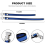 Professional Drywalls Stilts Replacement Straps Set with Hardware Nylon Adjustable Bands Belt Painter Walking 7