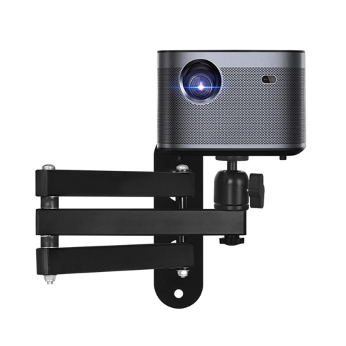 Adjustable Projector Mount 360 Rotatable Bracket for Mini Double Arms 40cm Supports Up to 2kg 2