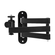 Soporte de proyector ajustable con rotación de 360 para mini brazos dobles de 40 cm que soporta hasta 2 kg