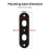 Adjustable Projector Mount 360 Rotatable Bracket for Mini Double Arms 40cm Supports Up to 2kg 9