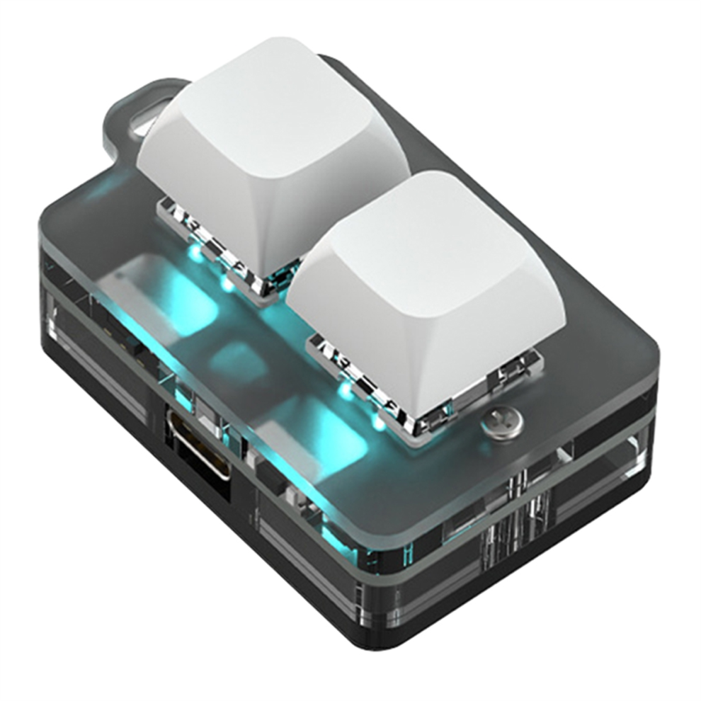 Photos - Keyboard Bluetooth Mini 2 Key Keypad Copy Paste Hot Swap Games One key Password Mechanical accessories for Home and Travel B
