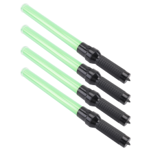 4-pack verkeersstok 54cm LED-bediening veiligheidslicht met 2 knipperstanden luchtverkeersleidingsignaal