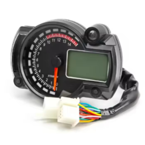 Otorcycle Modification Accessories Motorcycle Universal Instrument Waterproof LCD Digital Odometer Speedometer 1SET