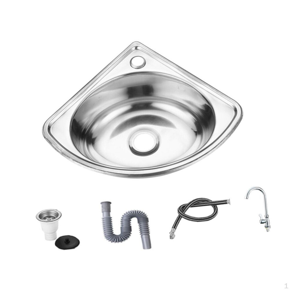 (as the picture, Type B) Corner Bathroom Sink Basin Wall Mounted Multipurpose Easy Installation Home Wash
